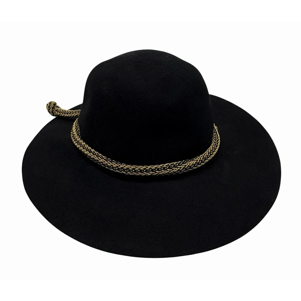 Bollman Vintage Women's Black 100% Wool Hat 14